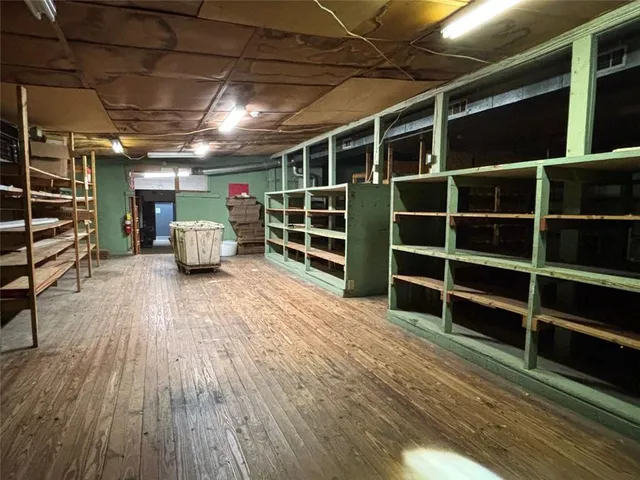 a room with furniture and a bed