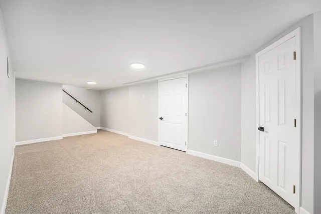 a view of an empty room