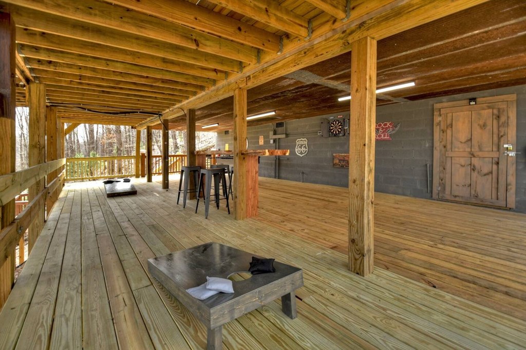 565 North Moreland Drive Blue Ridge, GA 30513 - Photo 24 of 35 a view of a patio with wooden floor
