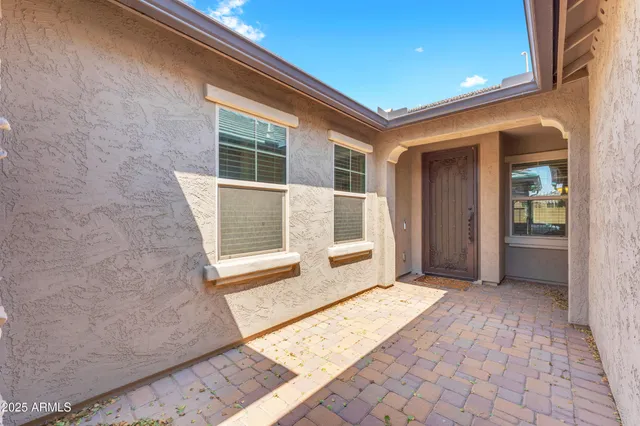 a view of a entryway door of the house