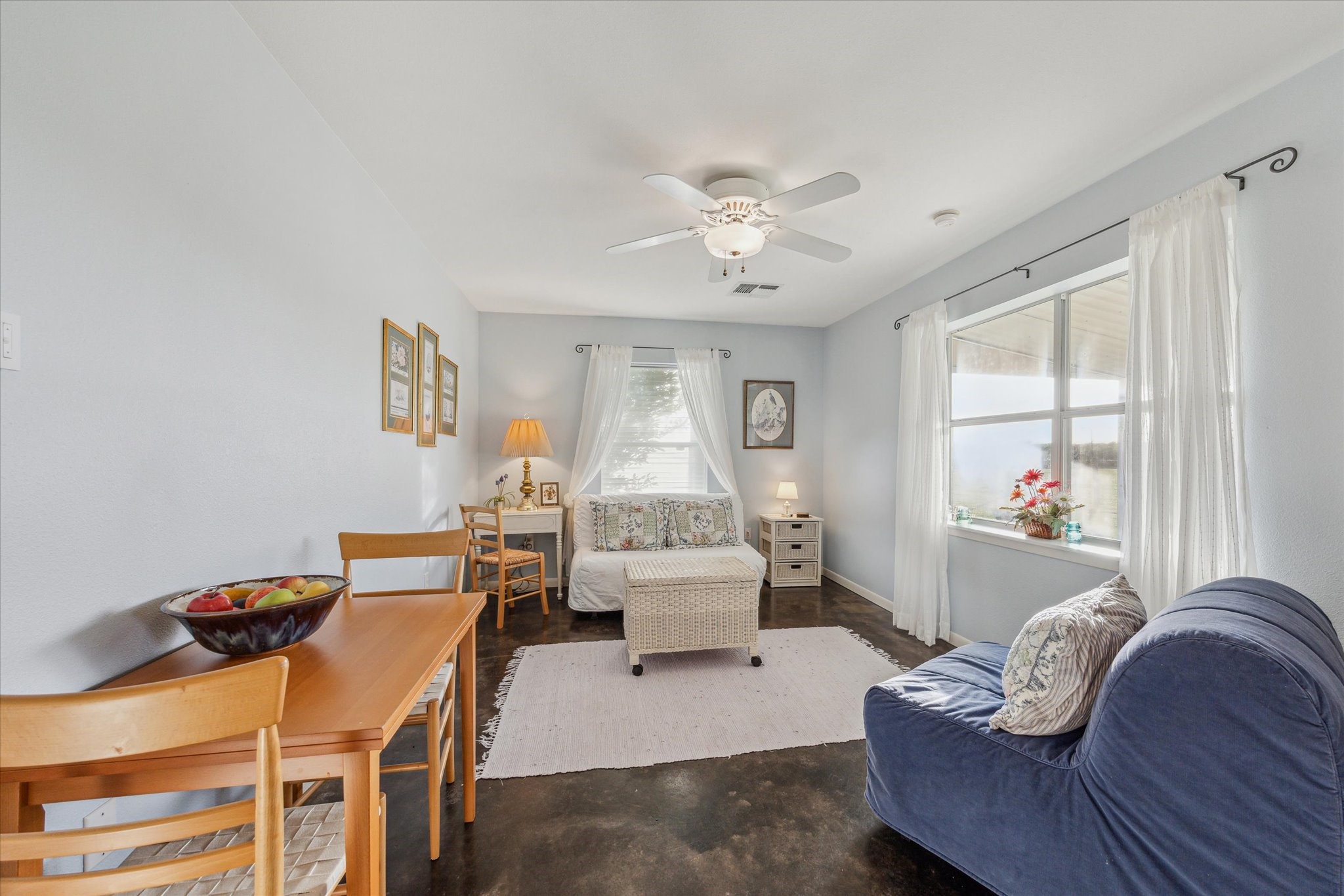 2915 Schulle Road Round Top, TX 78954 - Photo 25 of 50 Bedroom view in the garage suite.