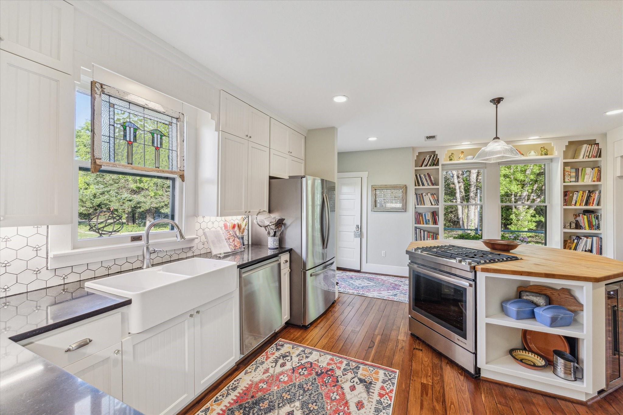 2915 Schulle Road Round Top, TX 78954 - Photo 10 of 50 The lovely, updated kitchen area (14 x 15 SQ FT).