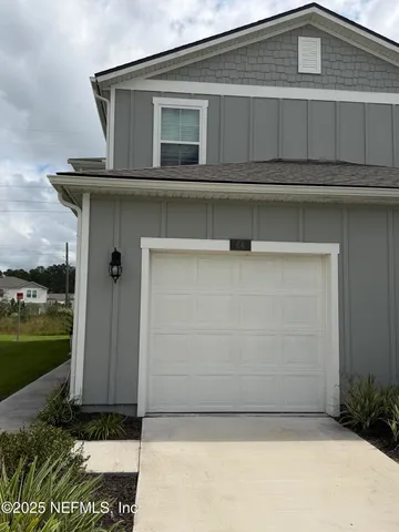 a view of a door of the house