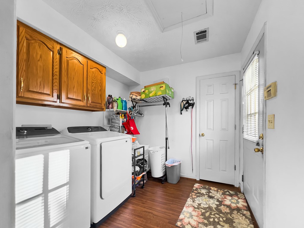 1085 Terry Lane Fortson, GA 31808 - Photo 12 of 21 a storage room with washer and dryer