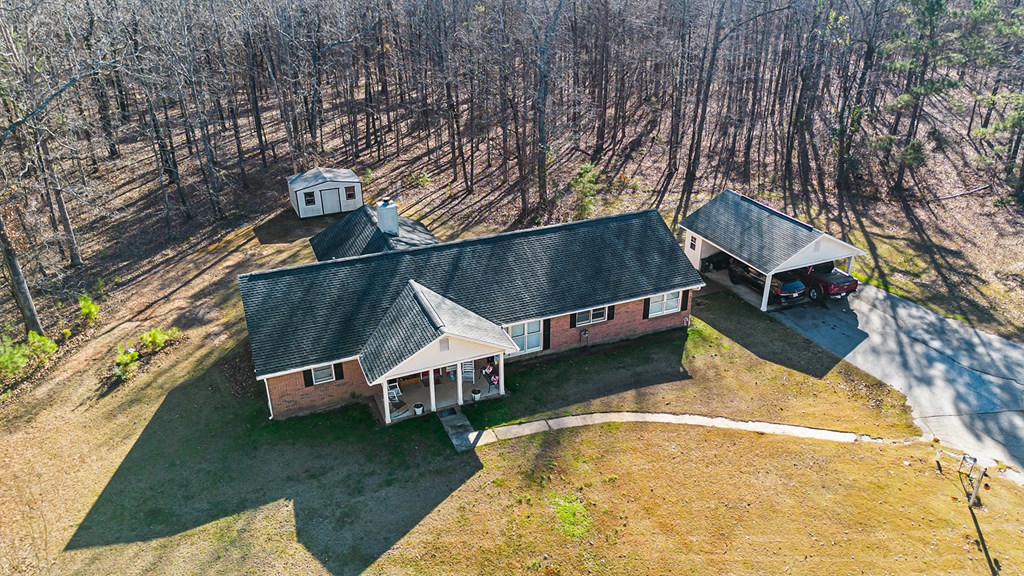 1085 Terry Lane Fortson, GA 31808 - Photo 2 of 21 an aerial view of residential house with outdoor space