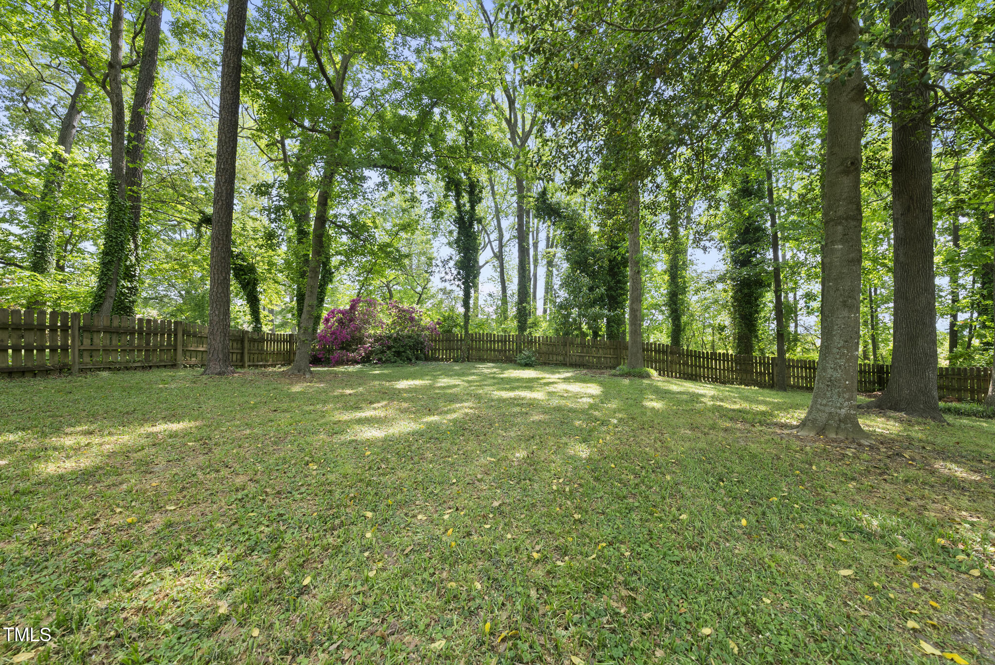 8613 Lobelia Street Raleigh, NC 27603 - Photo 22 of 25 a view of outdoor space with green field and trees