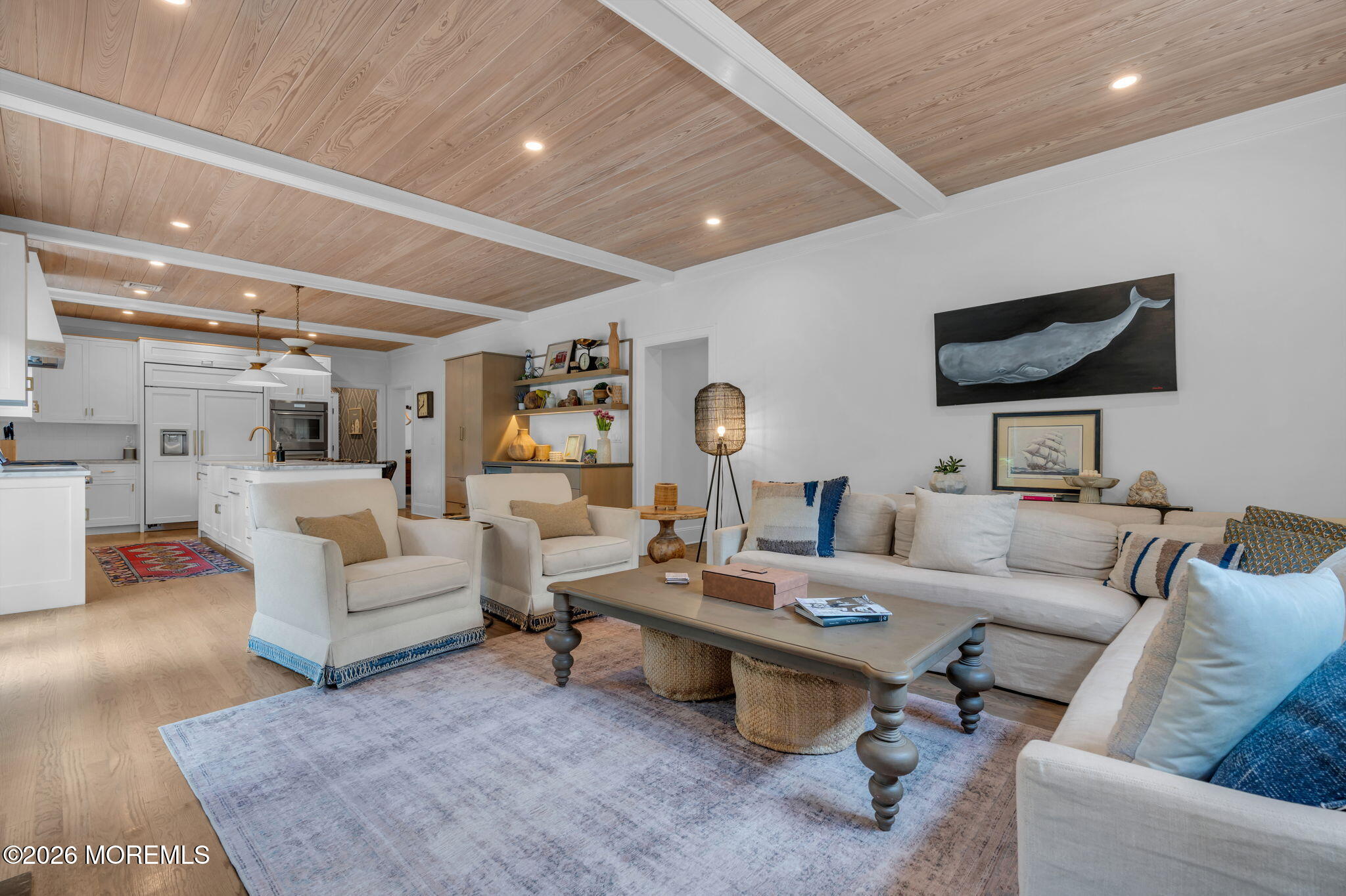 22 1st Street Rumson, NJ 07760 - Photo 16 of 44 a living room with furniture and a flat screen tv