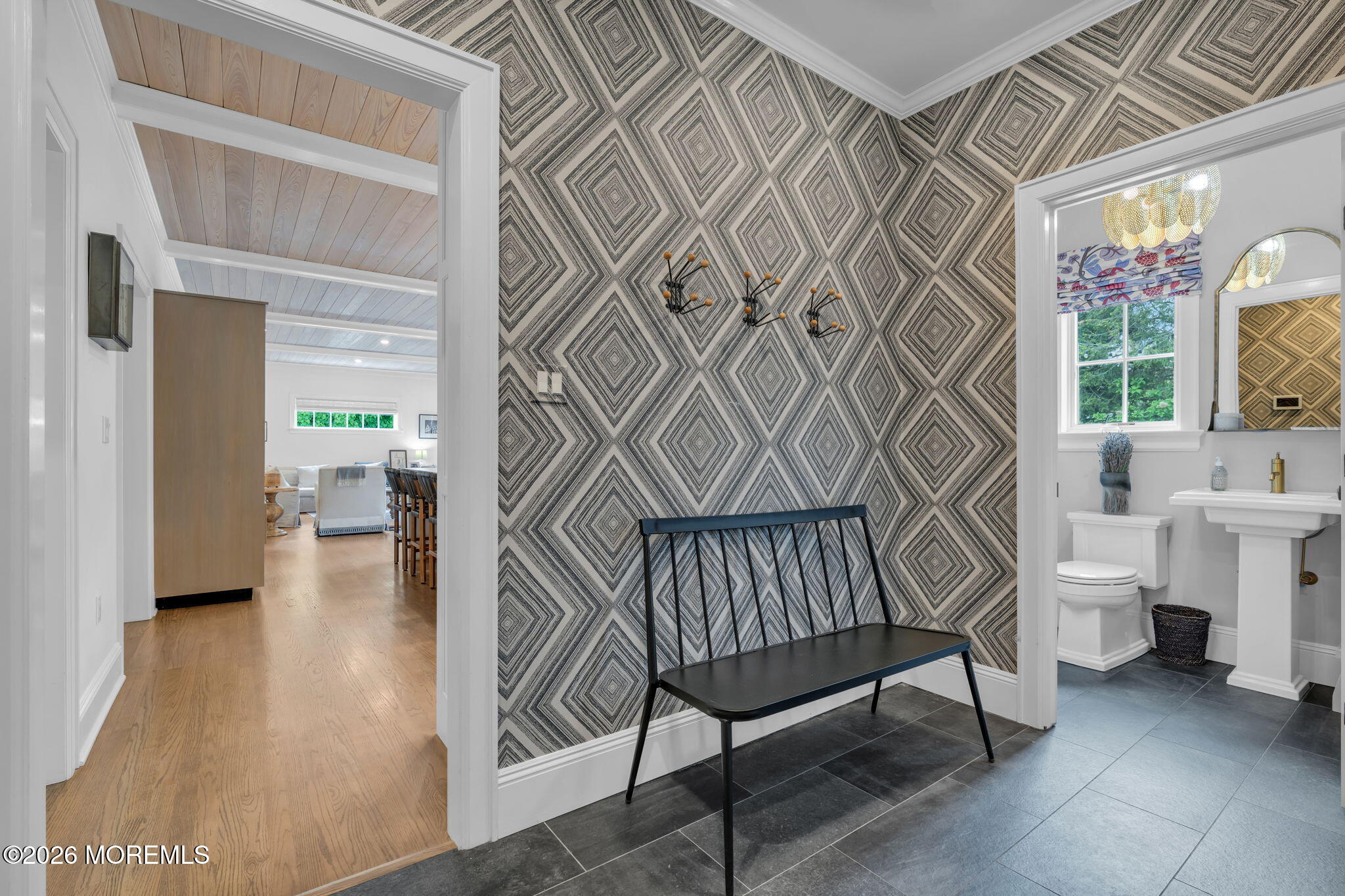 22 1st Street Rumson, NJ 07760 - Photo 23 of 44 a view of entryway with livingroom and furniture