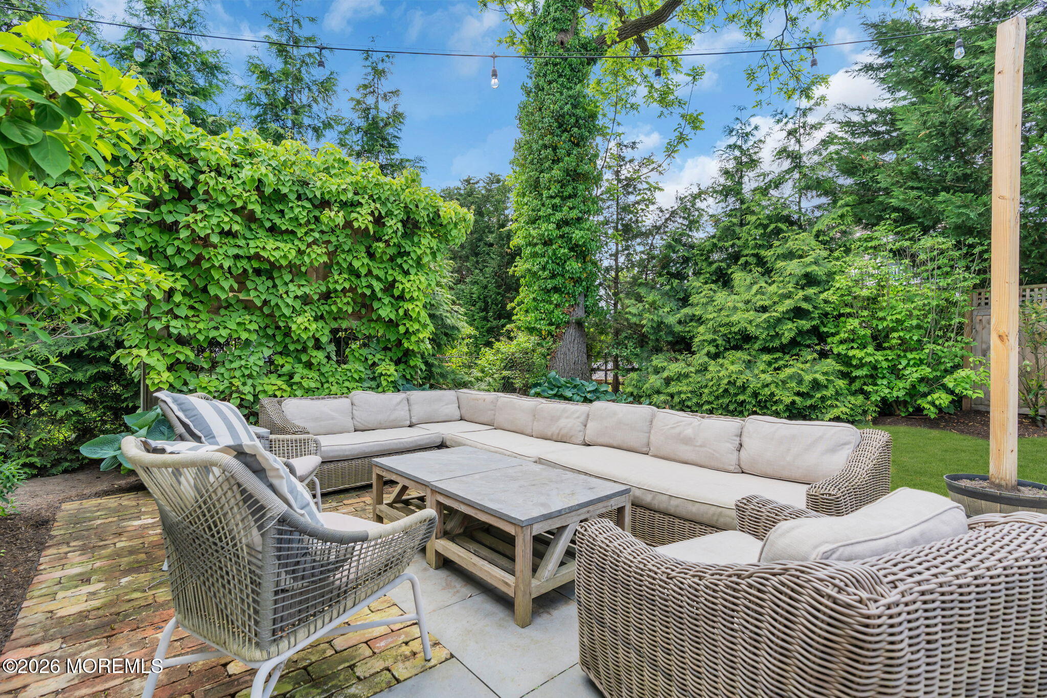 22 1st Street Rumson, NJ 07760 - Photo 37 of 44 a view of a patio in the backyard