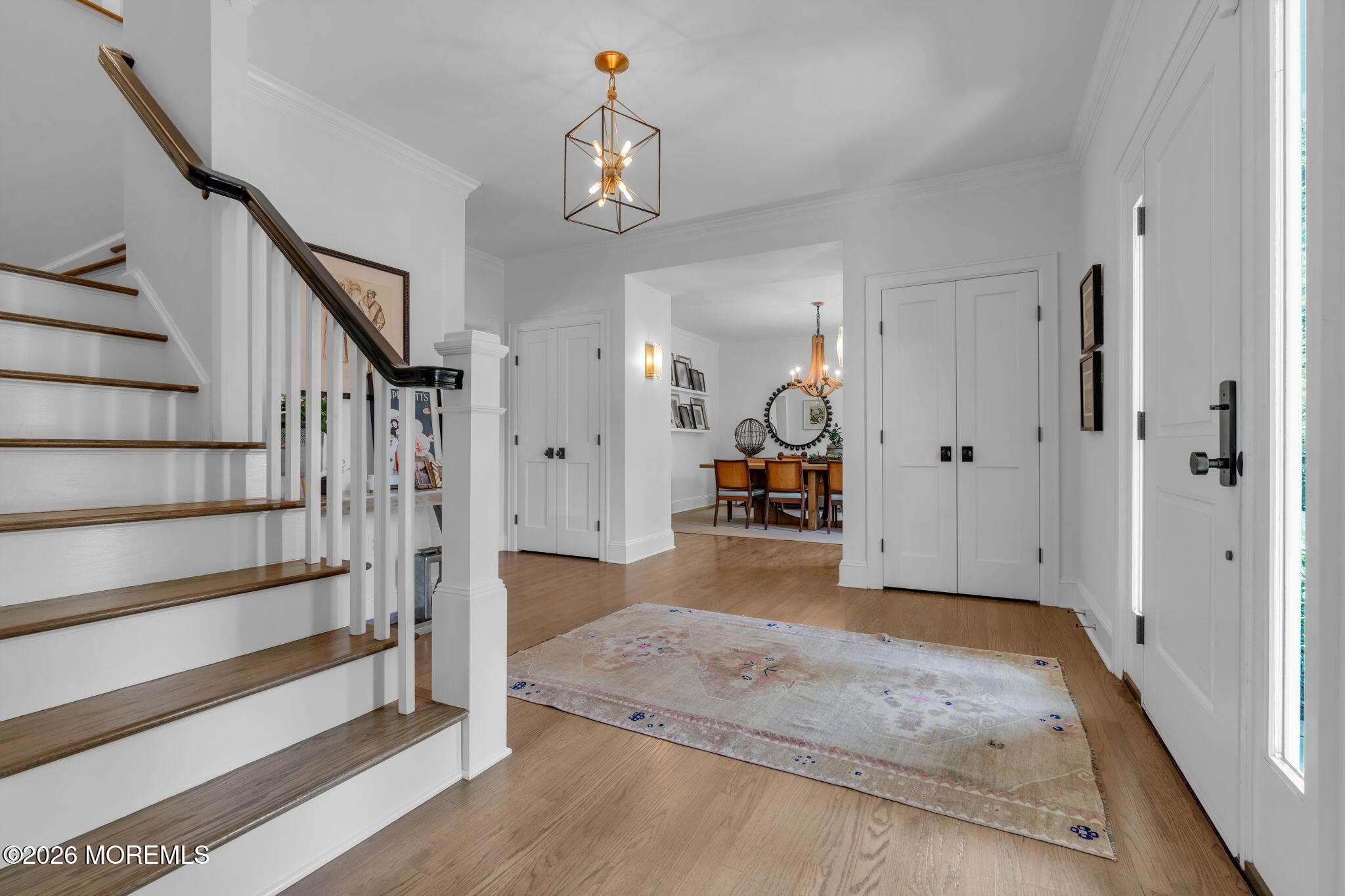 22 1st Street Rumson, NJ 07760 - Photo 5 of 44 a view of a hallway view with staircase