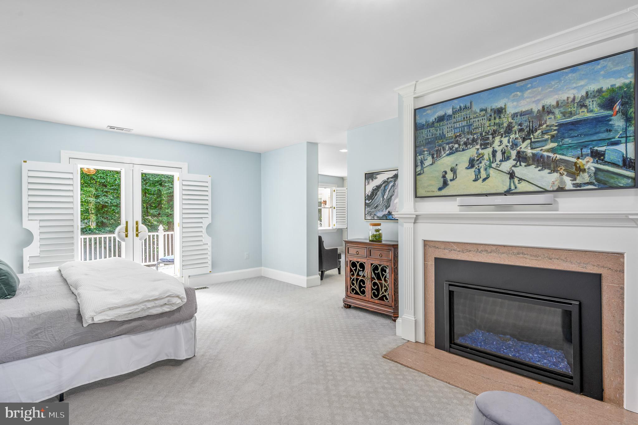 337 River Bend Road Great Falls, VA 22066 - Photo 31 of 92 Primary suite: gas fireplace