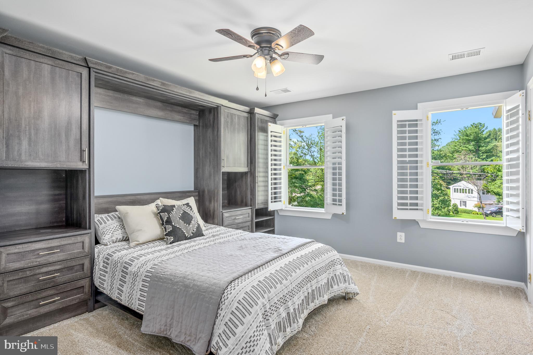 337 River Bend Road Great Falls, VA 22066 - Photo 46 of 92 Bedroom 5 with Murphy bed