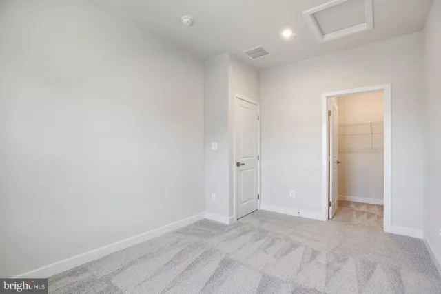 a view of an empty room