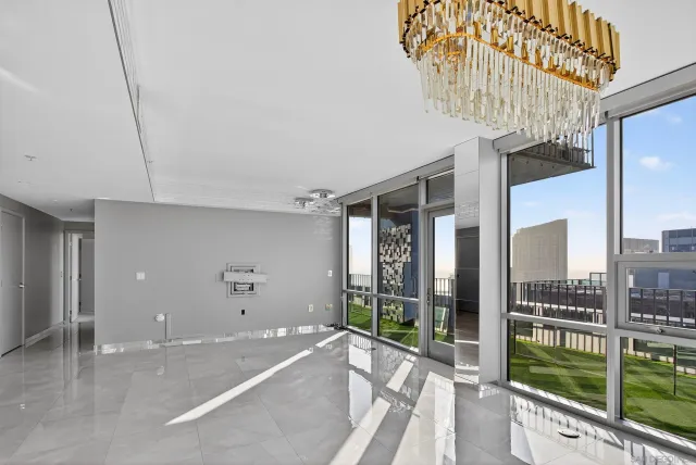 a very nice looking room with a large window