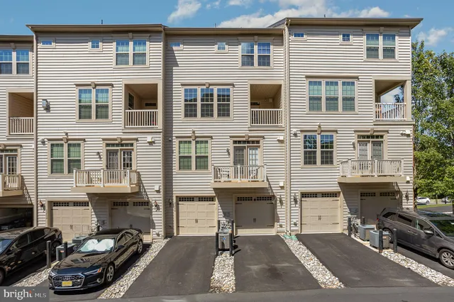 a car parked in front of a house