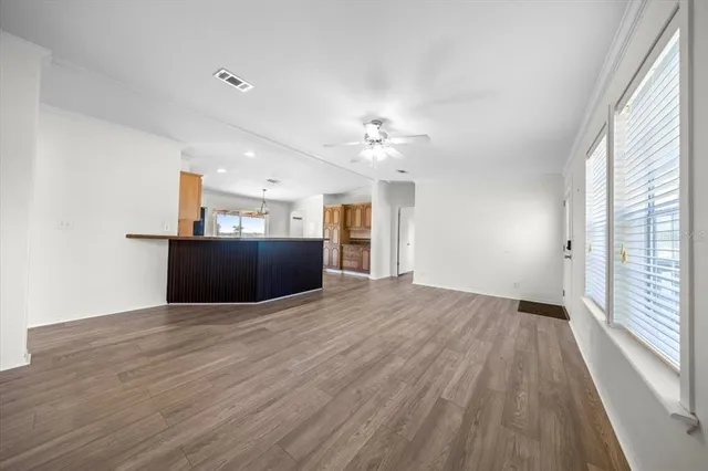 wooden floor in an empty room