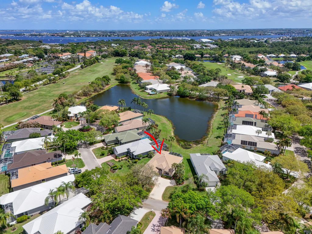 2199 Southwest Brookhaven Way Palm City, FL 34990 - Photo 80 of 119 an aerial view of residential houses with outdoor space