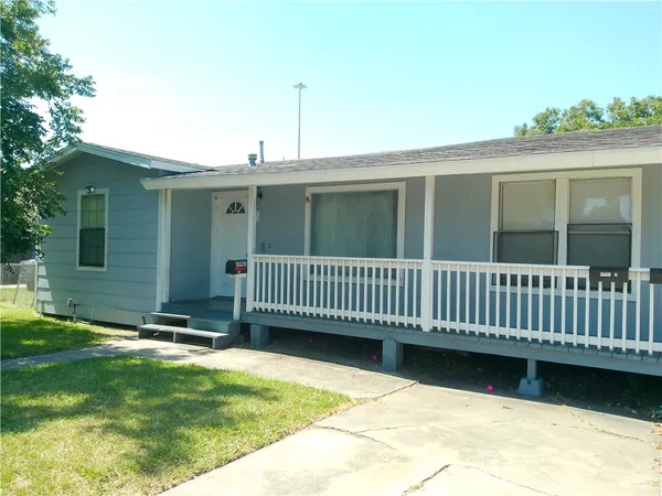 a view of a deck with a fence
