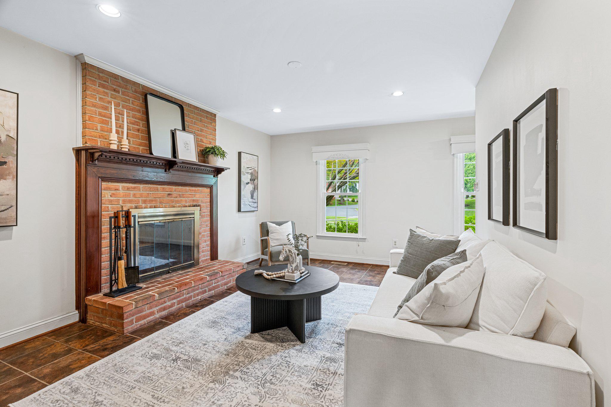 12400 Triple Crown Road Gaithersburg, MD 20878 - Photo 6 of 45 Family Room with Fireplace