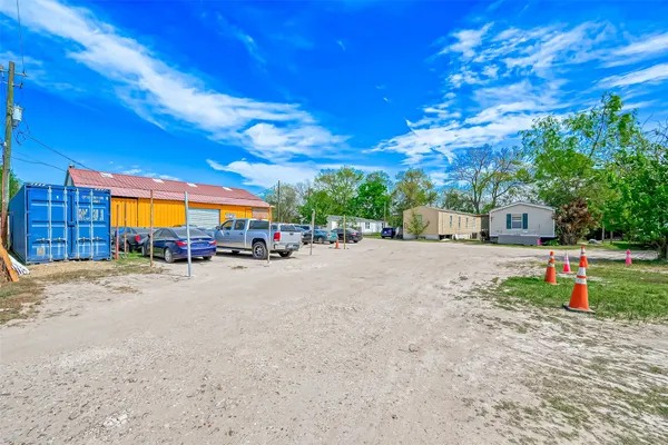 a view of outdoor space with garden