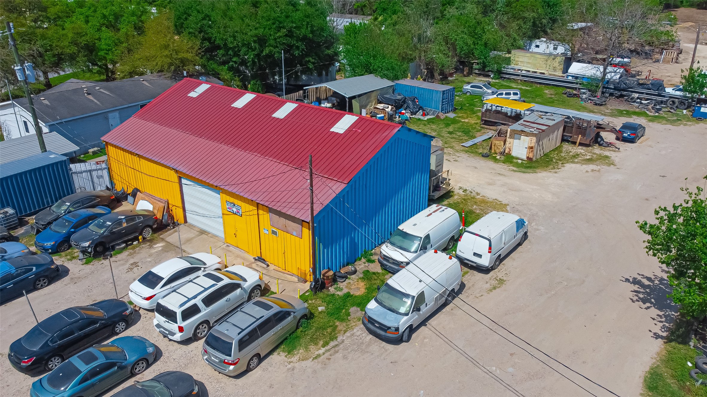 511 Gulf Bank Road, Unit 5 Houston, TX 77037 - Photo 17 of 31 an aerial view of a house with garden space and street view