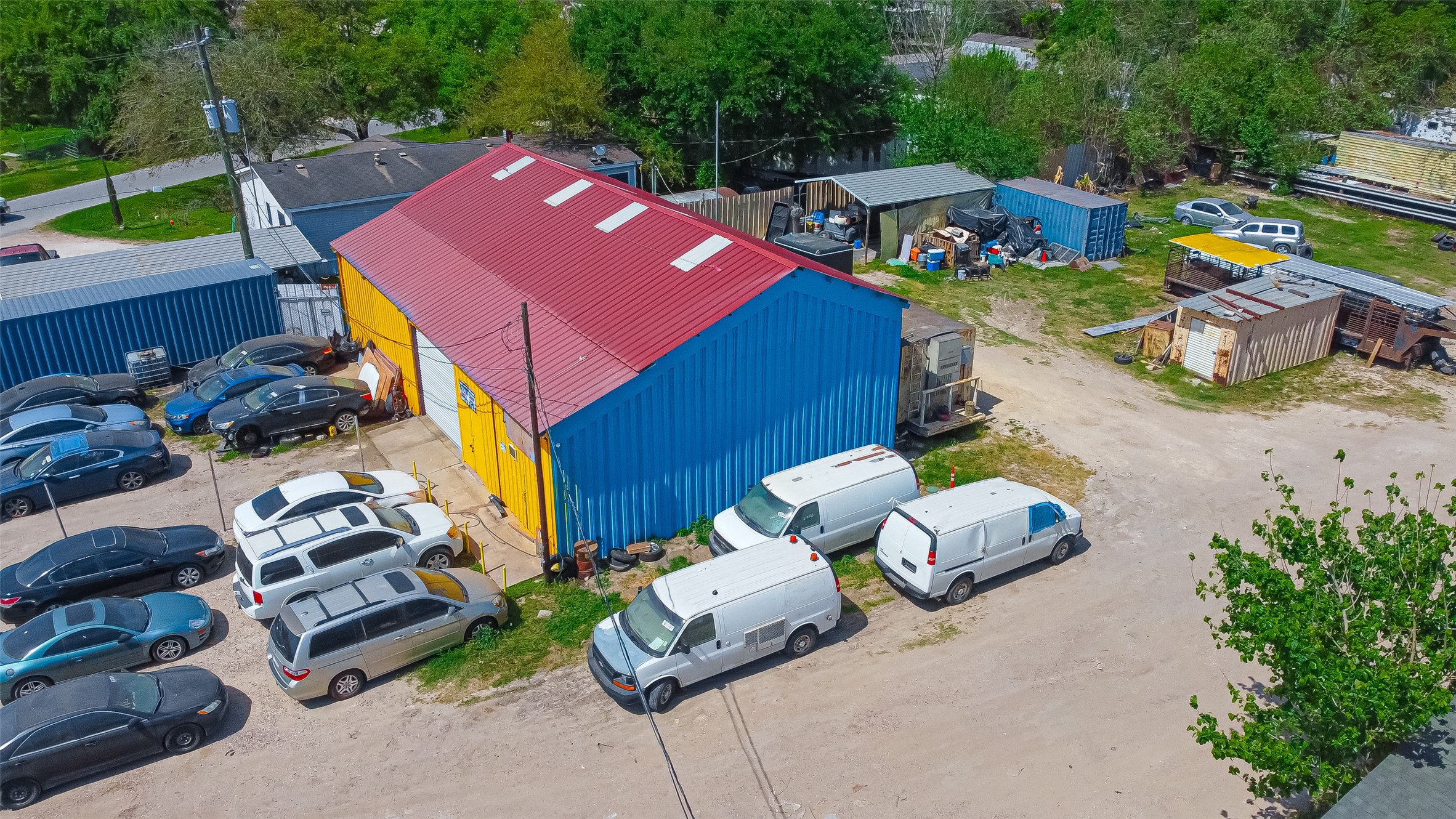 511 Gulf Bank Road, Unit 5 Houston, TX 77037 - Photo 18 of 31 an aerial view of a house with garden space and street view