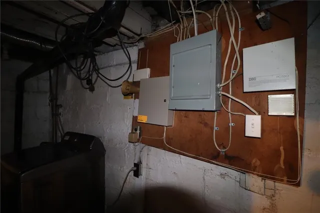 a view of storage and utility room