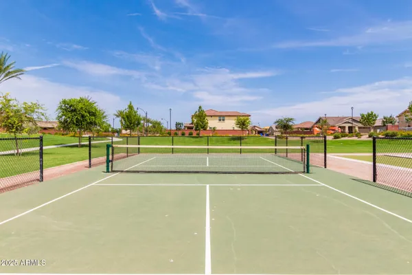 a view of a tennis court