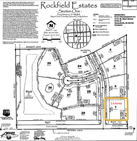 $149,900 | Lot 1 Rockfield Estates, Greenfield, IN 46140