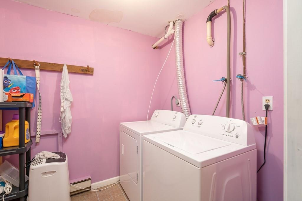 717 Florence Road Northampton, MA 01062 - Photo 17 of 27 a utility room with dryer and washer