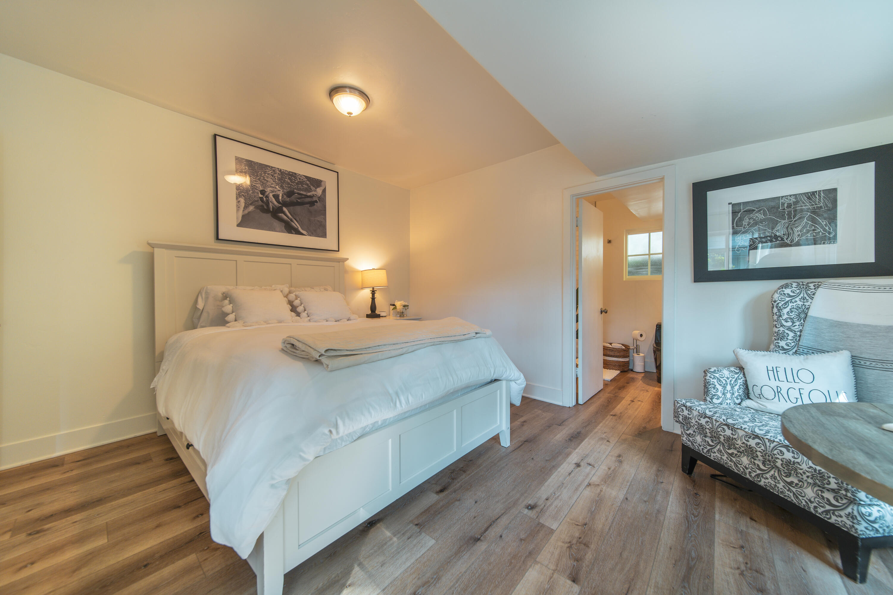 70 Eucalyptus Lane Santa Barbara, CA 93108 - Photo 3 of 47 a bedroom with a bed and a couch