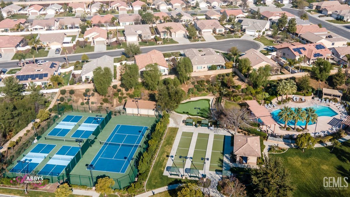 Undisclosed Address Bakersfield, CA 93306 - Photo 43 of 51 an aerial view of residential houses with outdoor space