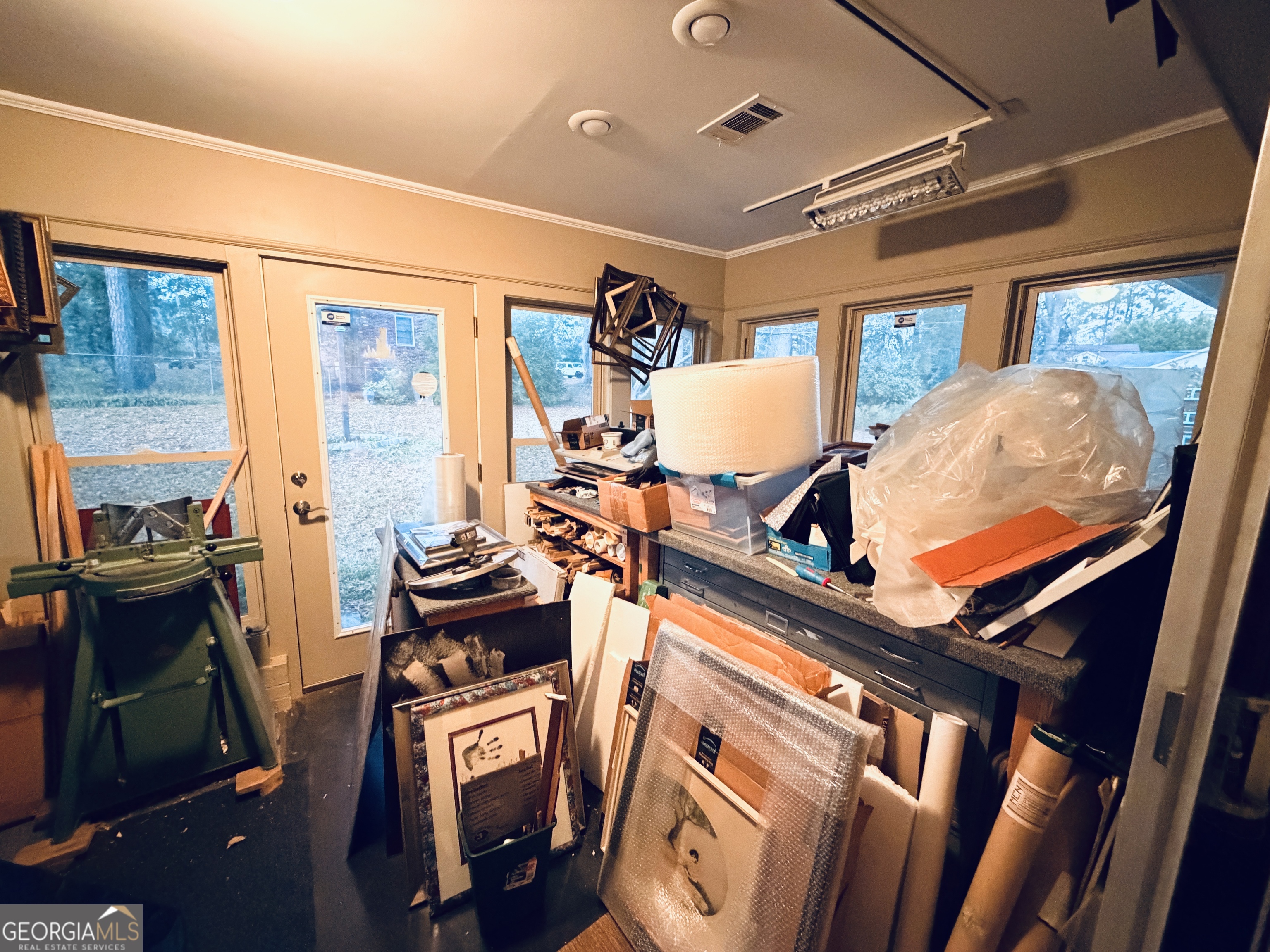 1701 Cedarwood Road Milledgeville, GA 31061 - Photo 17 of 40 a view of a room with gym equipment