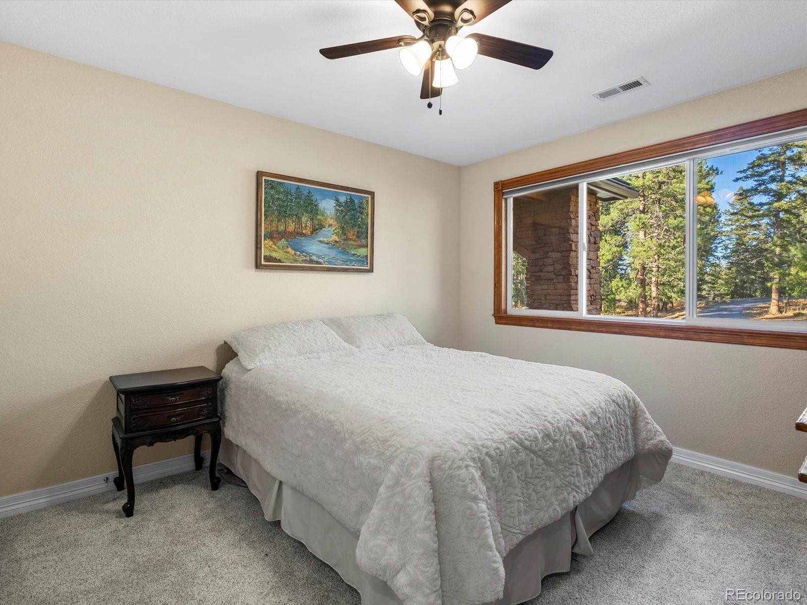 20906 Horse-Bit Way Morrison, CO 80465 - Photo 37 of 49 a bedroom with a bed and a window