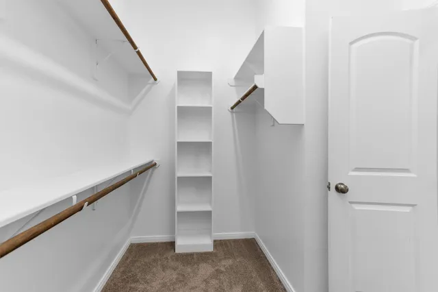 a view of walk in closet