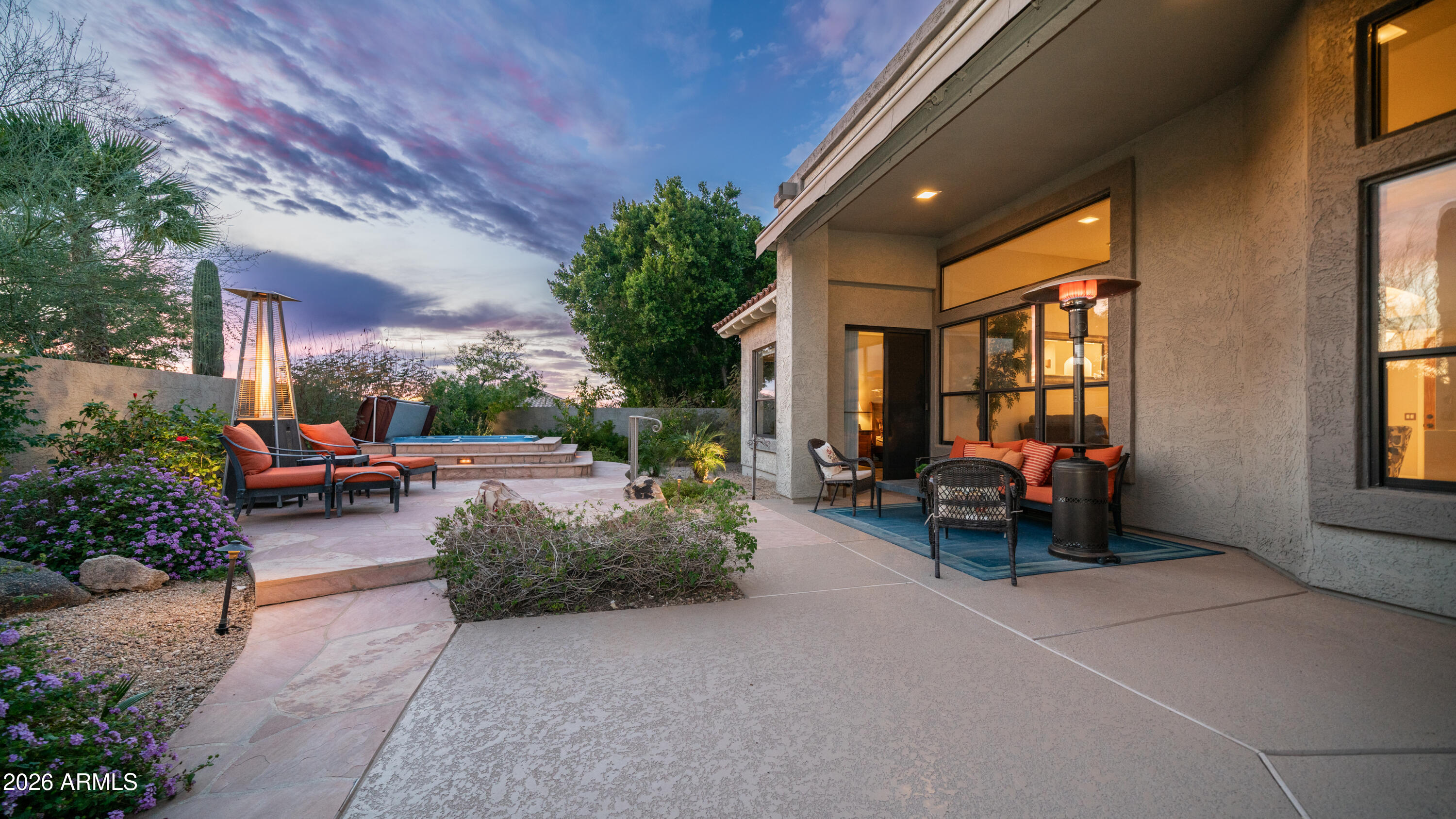 4055 North Recker Road, Unit 50 Mesa, AZ 85215 - Photo 59 of 77 a living room with furniture and a potted plant