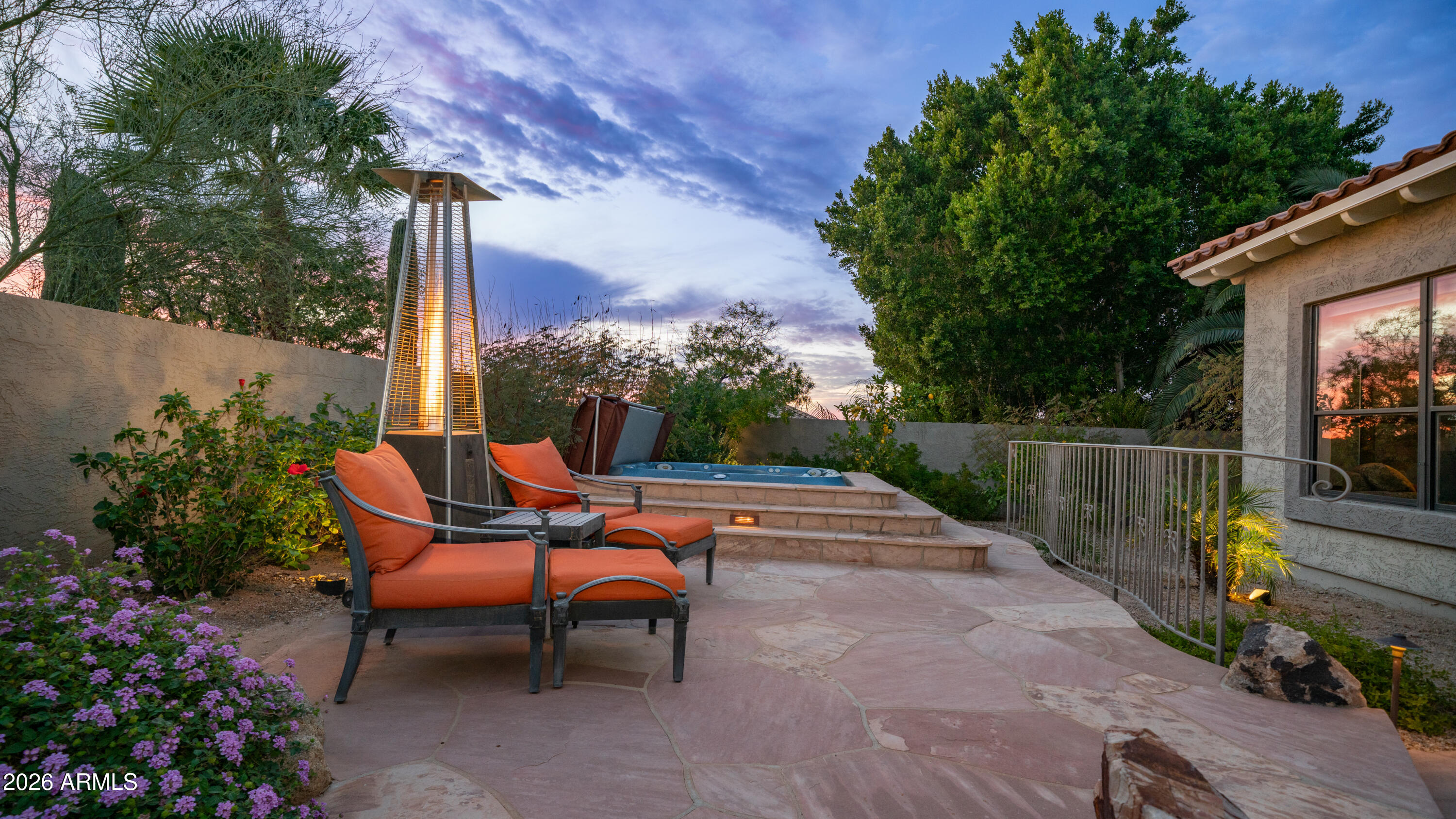 4055 North Recker Road, Unit 50 Mesa, AZ 85215 - Photo 60 of 77 a outdoor view with a sitting space and garden