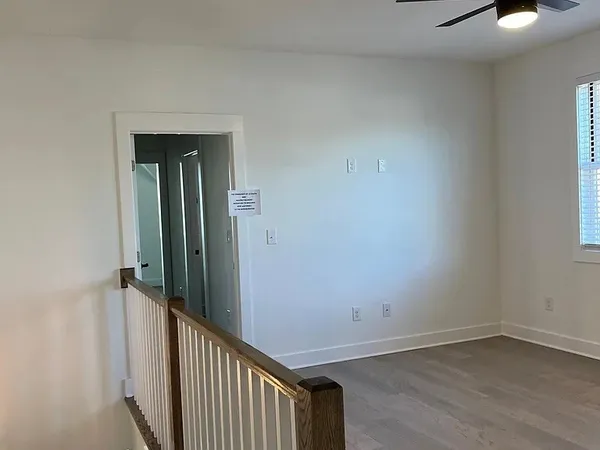 a close view of closet