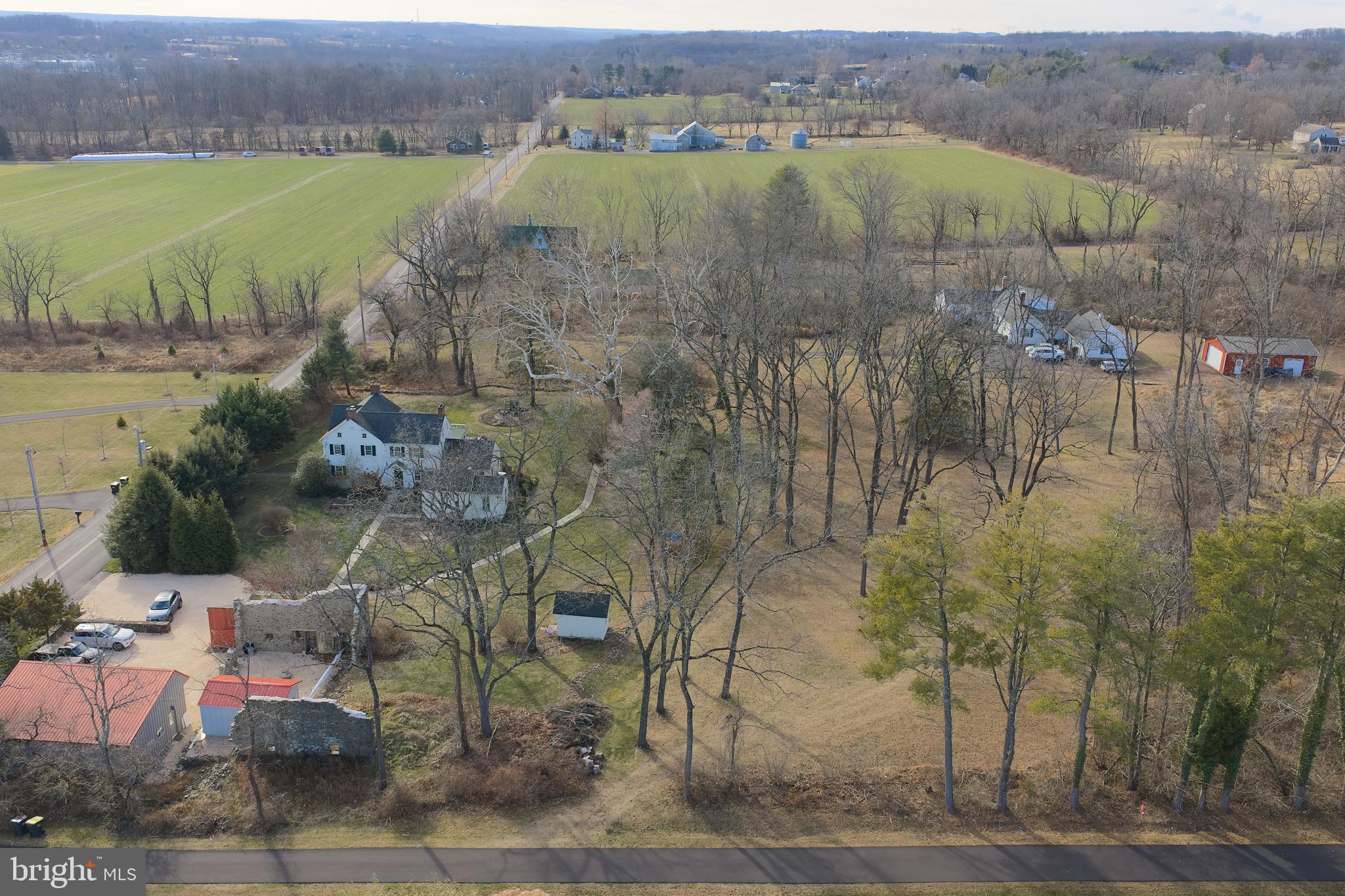 4936 Curly Hill Road Doylestown, PA 18902 - Photo 95 of 102 an aerial view of a houses with outdoor space