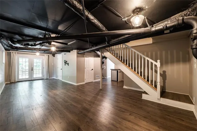 a view of an empty room