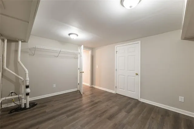 a view of empty room