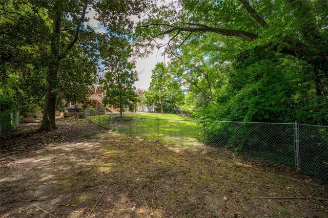 a view of a room with outdoor space