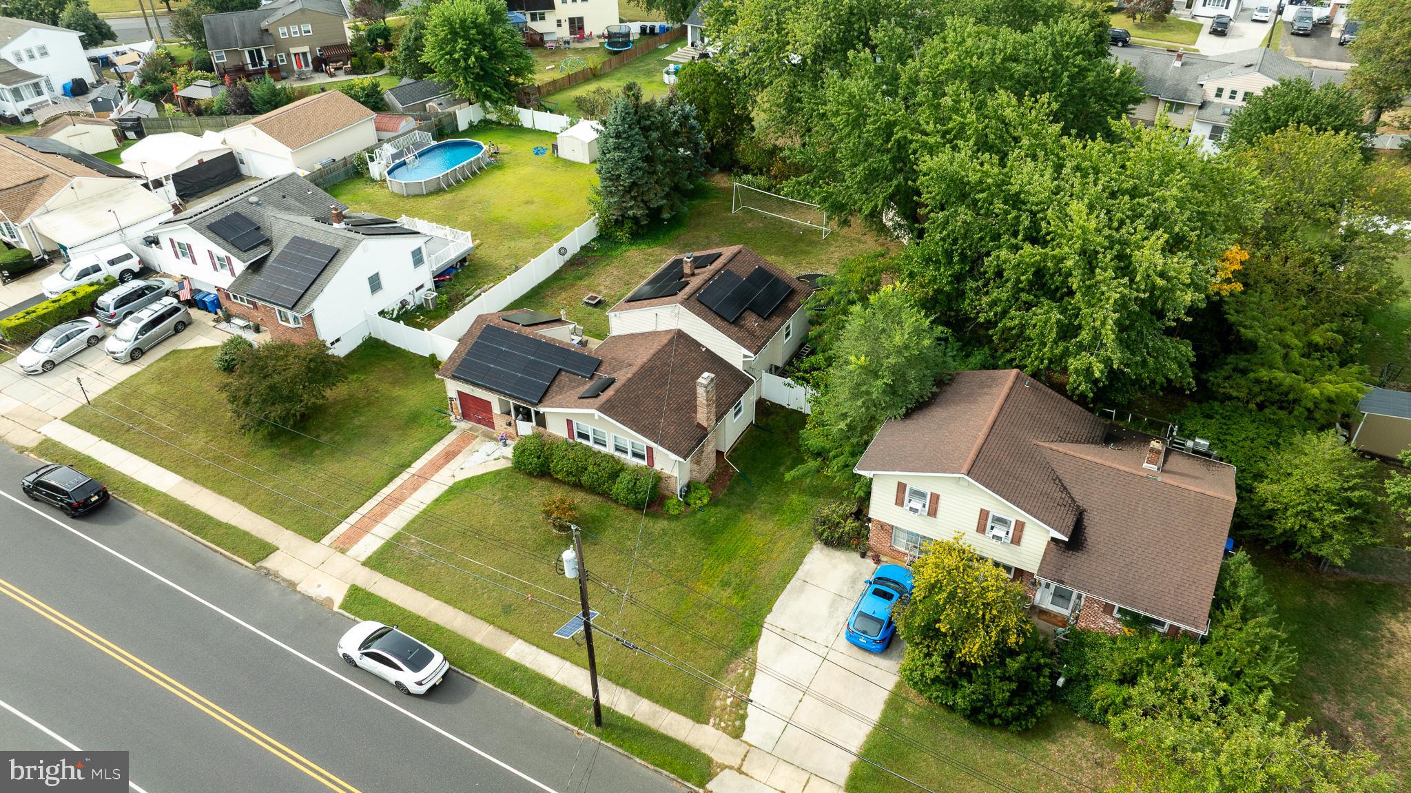 2305 Andover Road Cinnaminson, NJ 08077 - Photo 30 of 31 an aerial view of residential house with outdoor space and swimming pool
