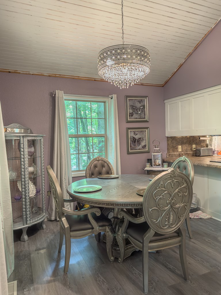 89 Box Turtle Lane Murphy, NC 28906 - Photo 29 of 55 a view of a dining room with furniture window and outside view