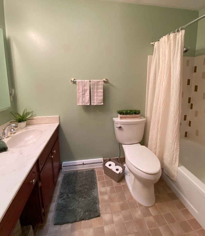 620 Sycamore Road Buffalo Grove, IL 60089 - Photo 8 of 21 a bathroom with a sink toilet and shower