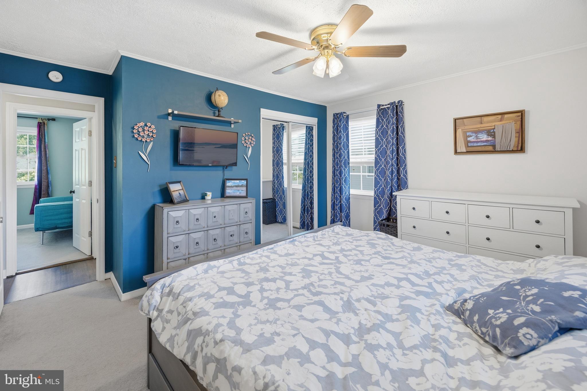 117 Ridge Road Cherry Hill, NJ 08002 - Photo 23 of 41 Primary BR with view of closet and hall