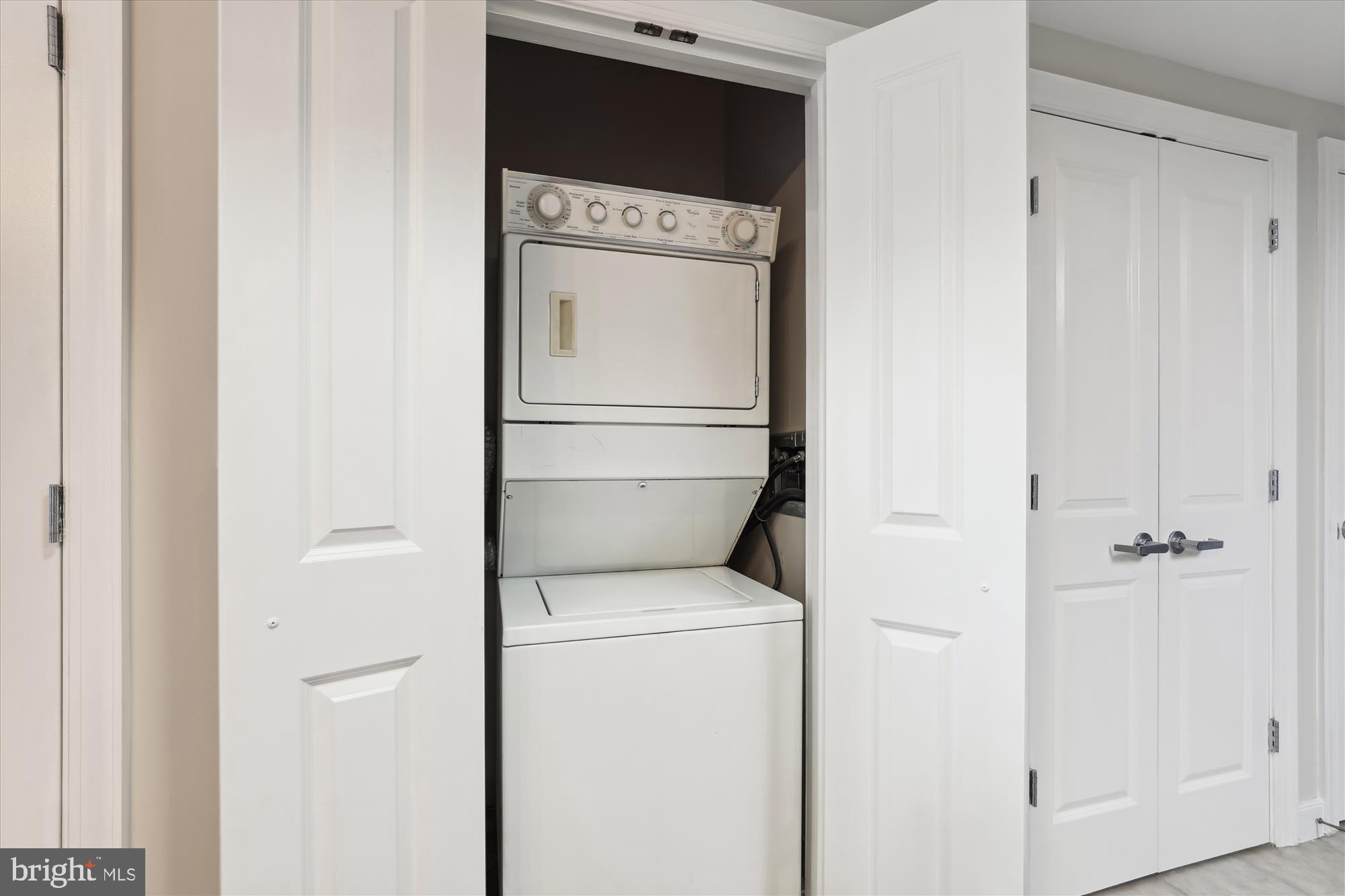 777 7th Street Northwest, Unit 804 Washington, DC 20001 - Photo 18 of 58 a view of washer and dryer