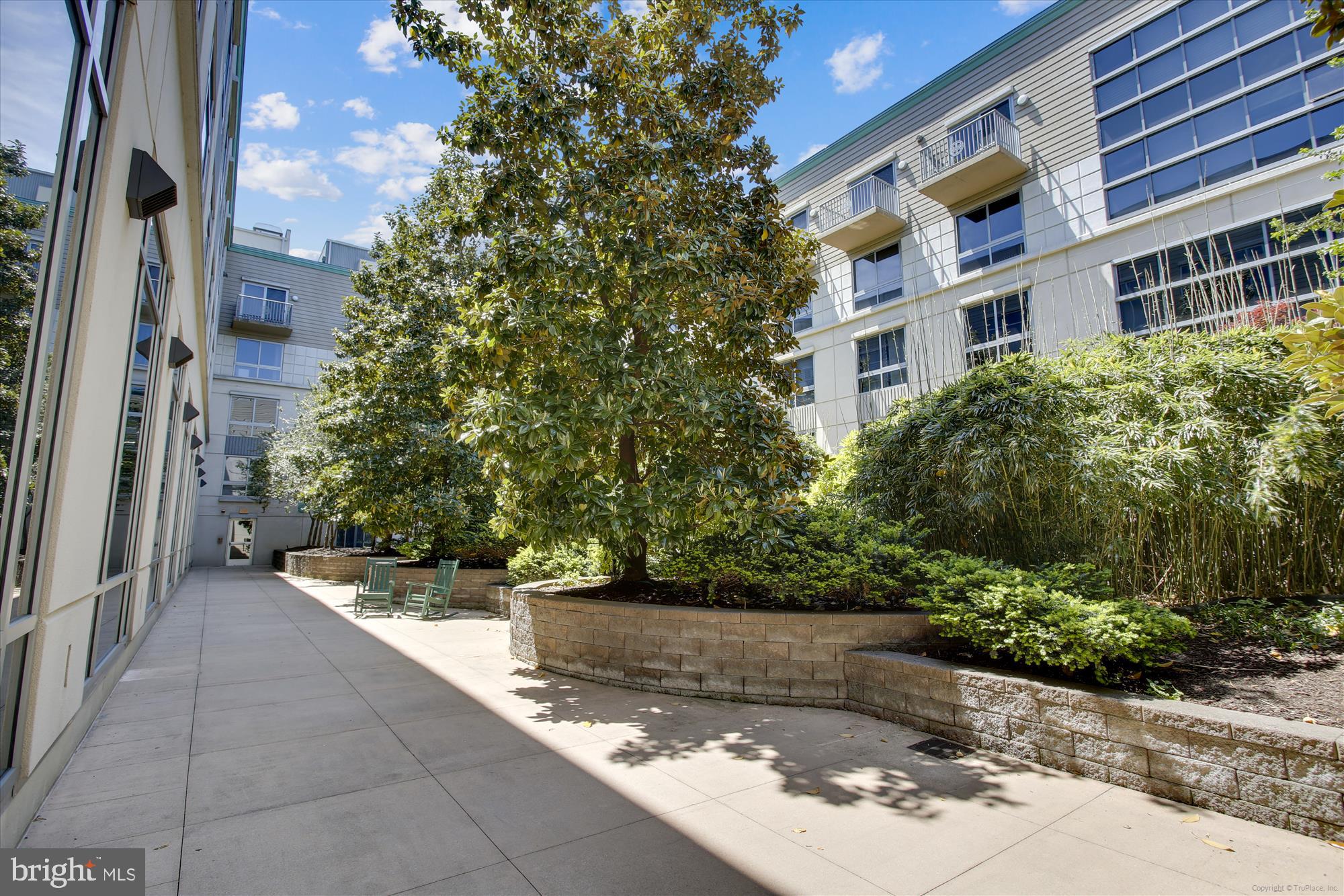 777 7th Street Northwest, Unit 804 Washington, DC 20001 - Photo 27 of 58 a view of a yard in front of a building