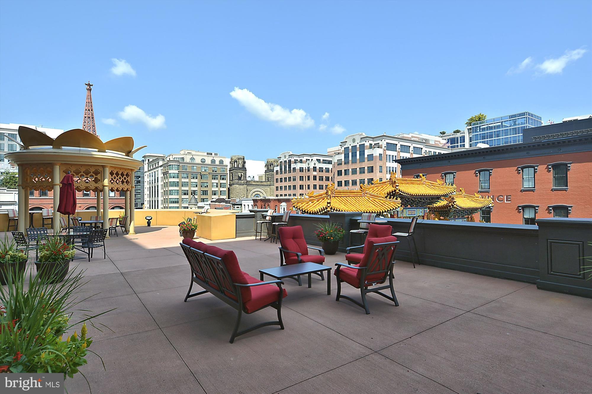 777 7th Street Northwest, Unit 804 Washington, DC 20001 - Photo 41 of 58 a view of a terrace with sitting area