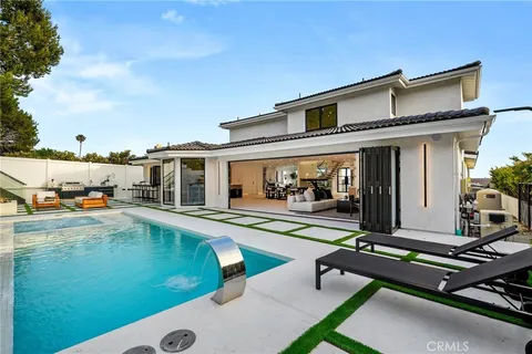 a outdoor space with patio furniture